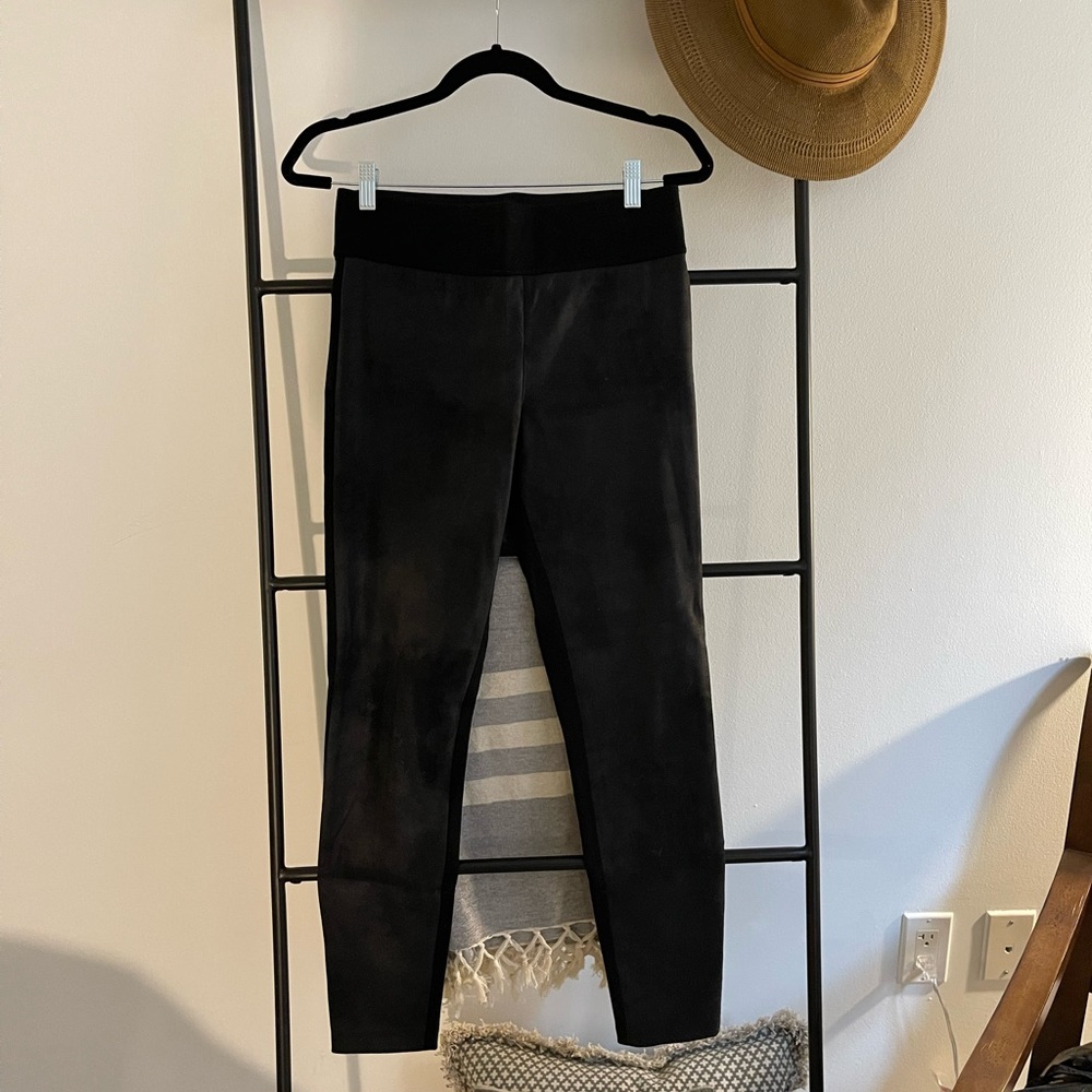 Club Monaco faux suede leggings size 4